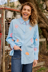 Anime Embroidered Shirt