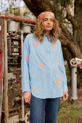 Anime Embroidered Shirt