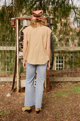 Anime Embroidered Sleeveless Shirt