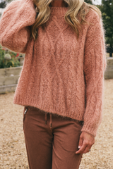 Cable Mohair Knit