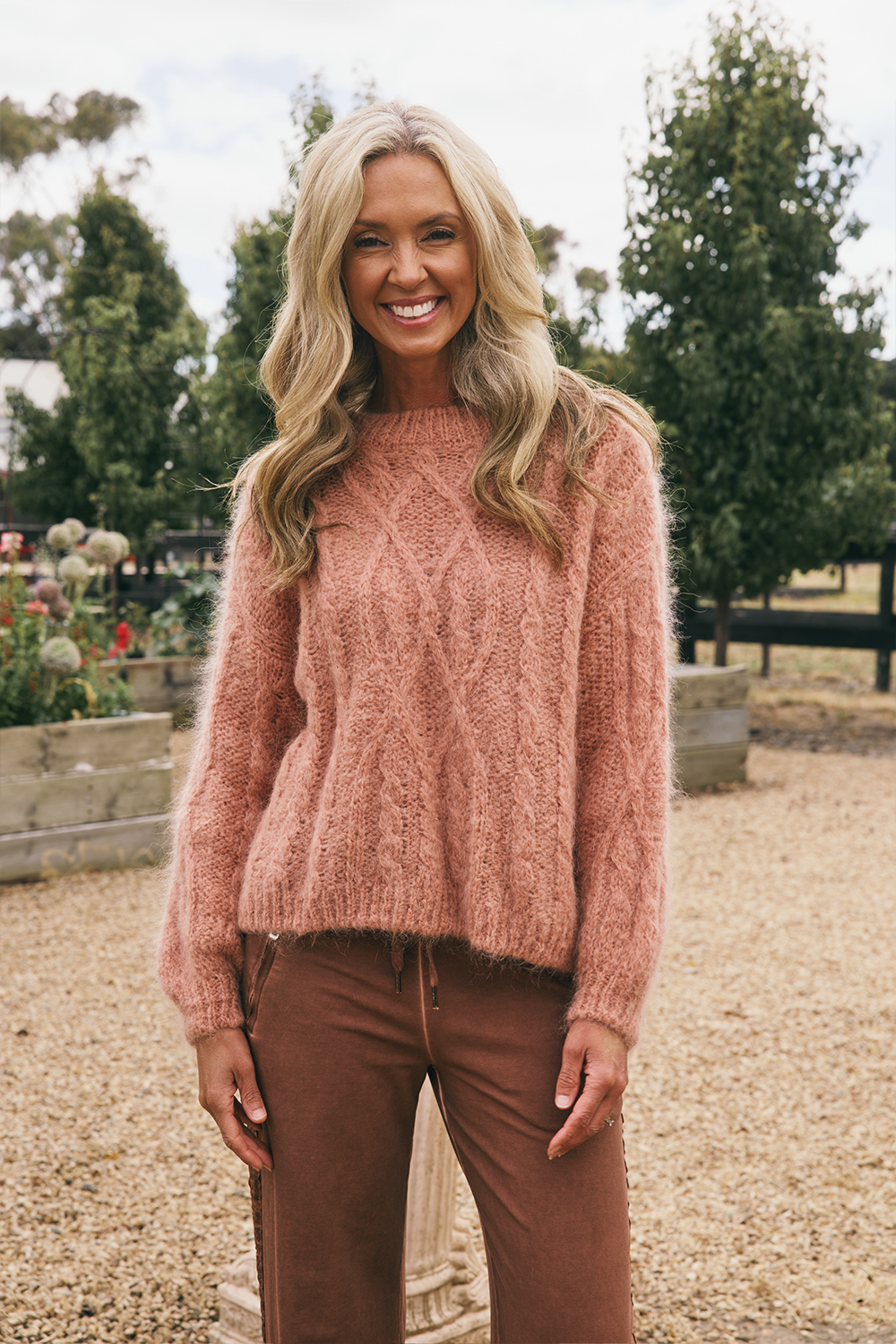 Cable Mohair Knit