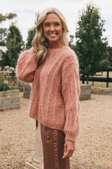 Cable Mohair Knit