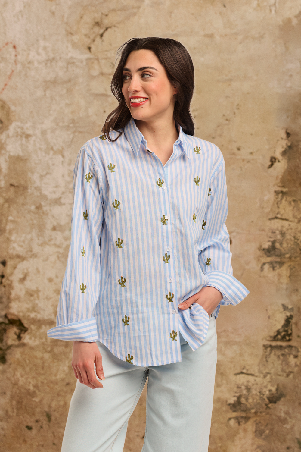 Stripe Cactus Shirt