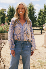Emily Ruffle Collar Shirt
