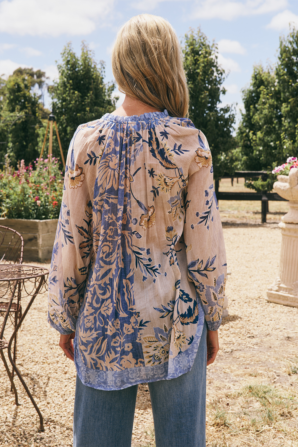 Emily Ruffle Collar Shirt