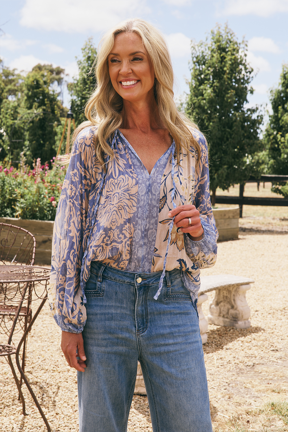 Emily Ruffle Collar Shirt