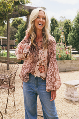 Emily Ruffle Collar Shirt