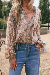 Emily Ruffle Collar Shirt