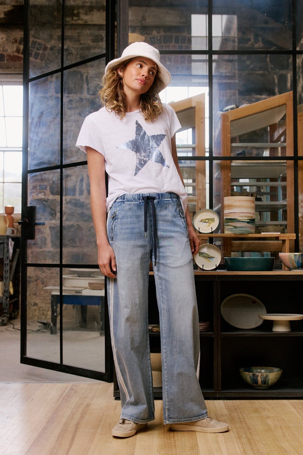Glam Track Denim