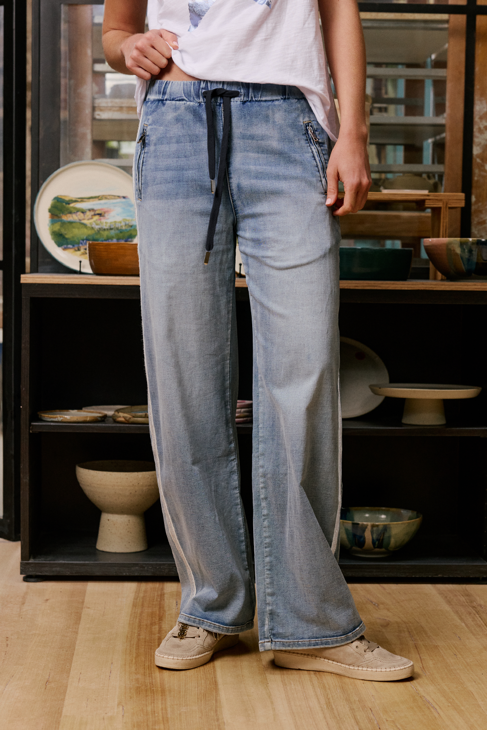 Glam Track Denim
