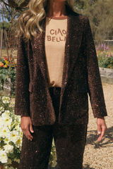 Lordes Sequin Velvet Jacket