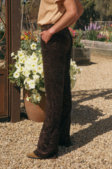 Lordes Sequin Velvet Pant
