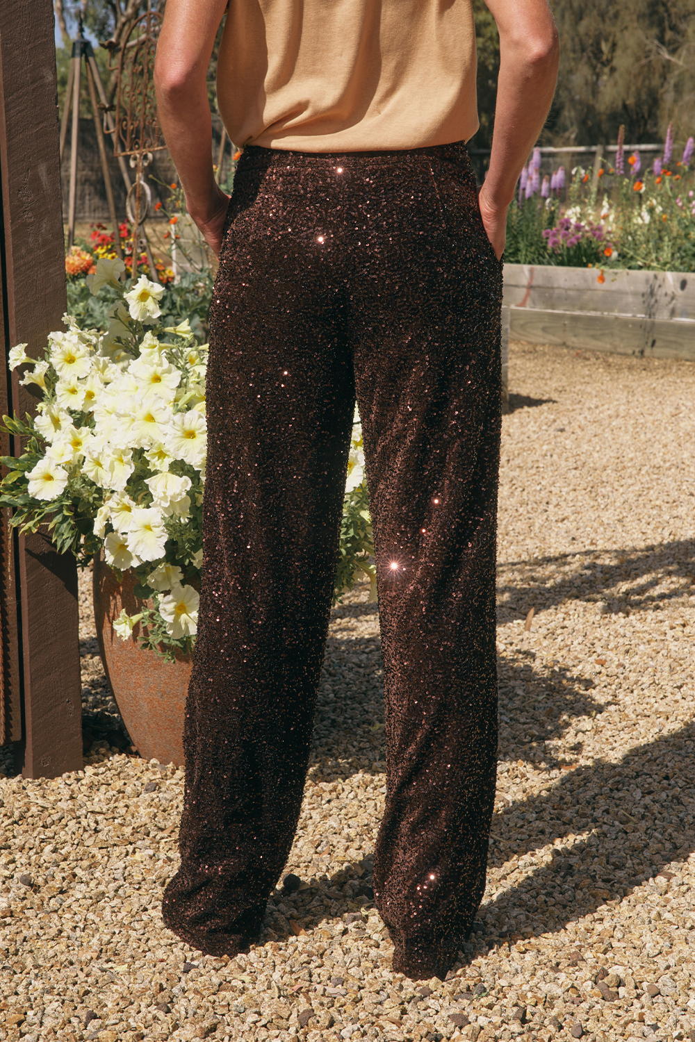 Lordes Sequin Velvet Pant