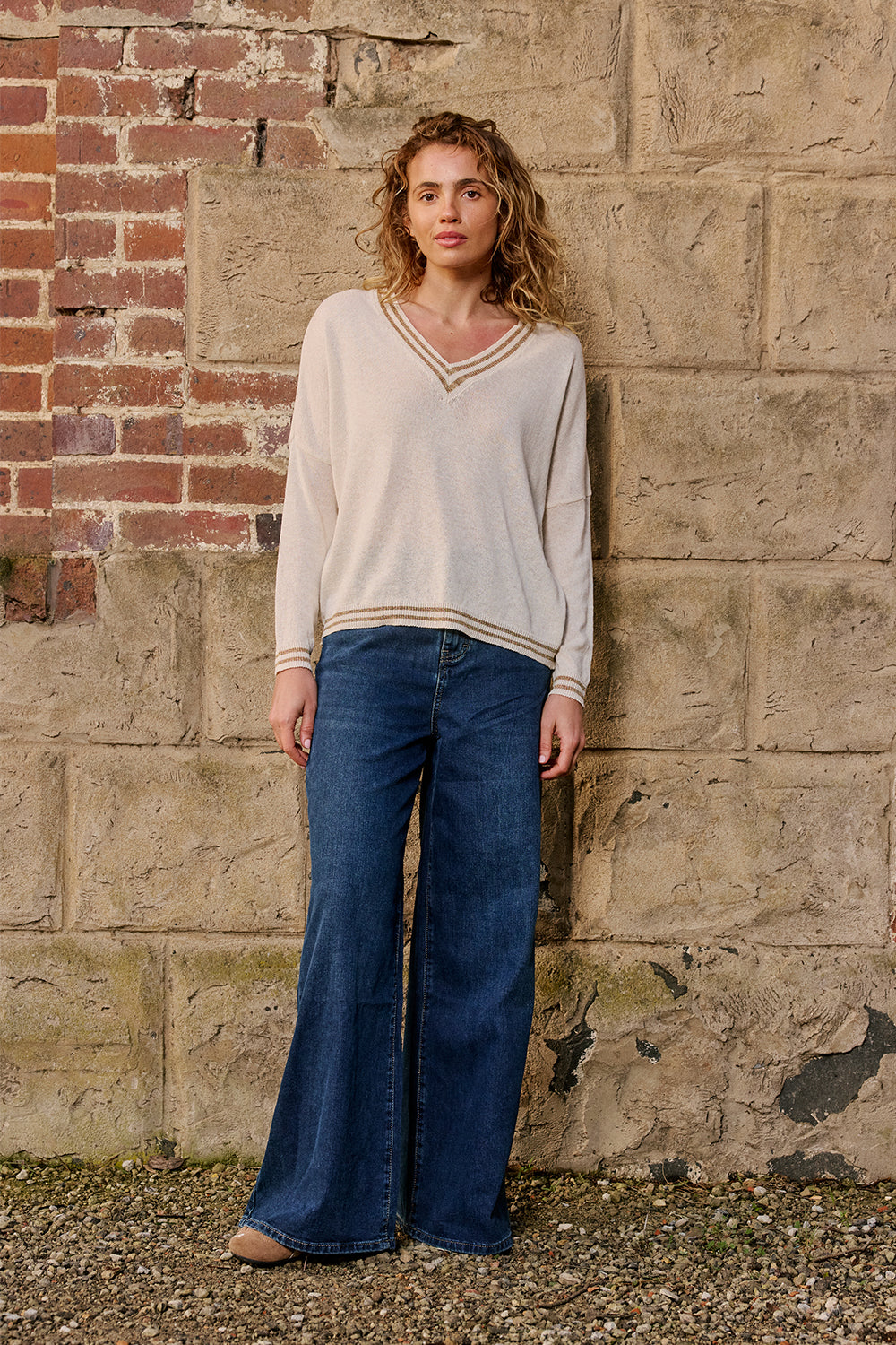 Lurex College Knit