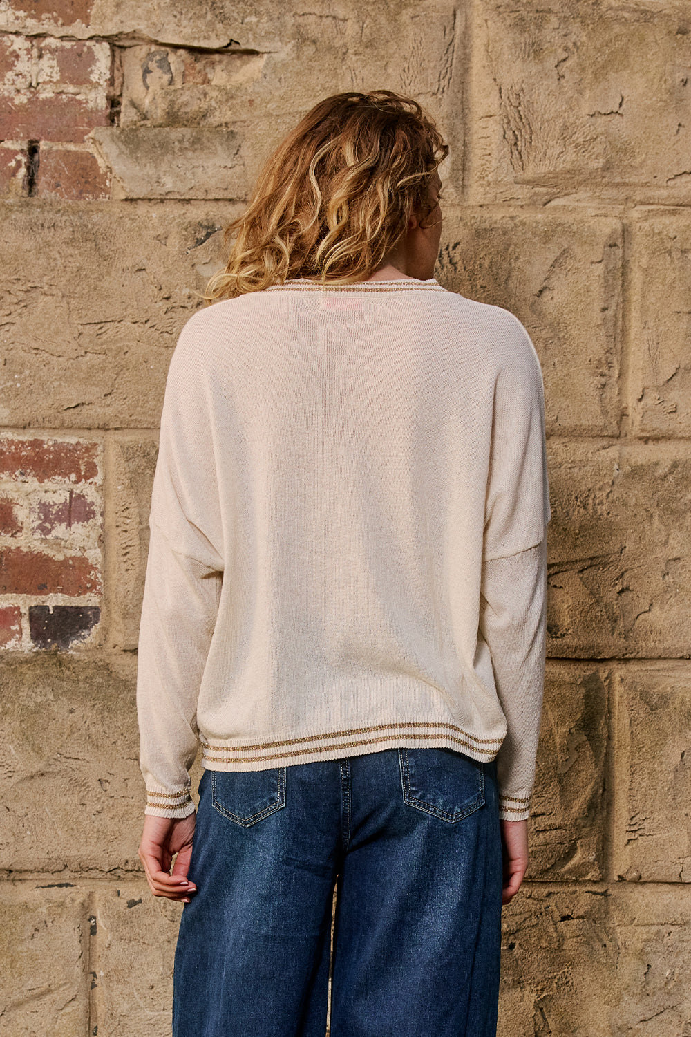 Lurex College Knit