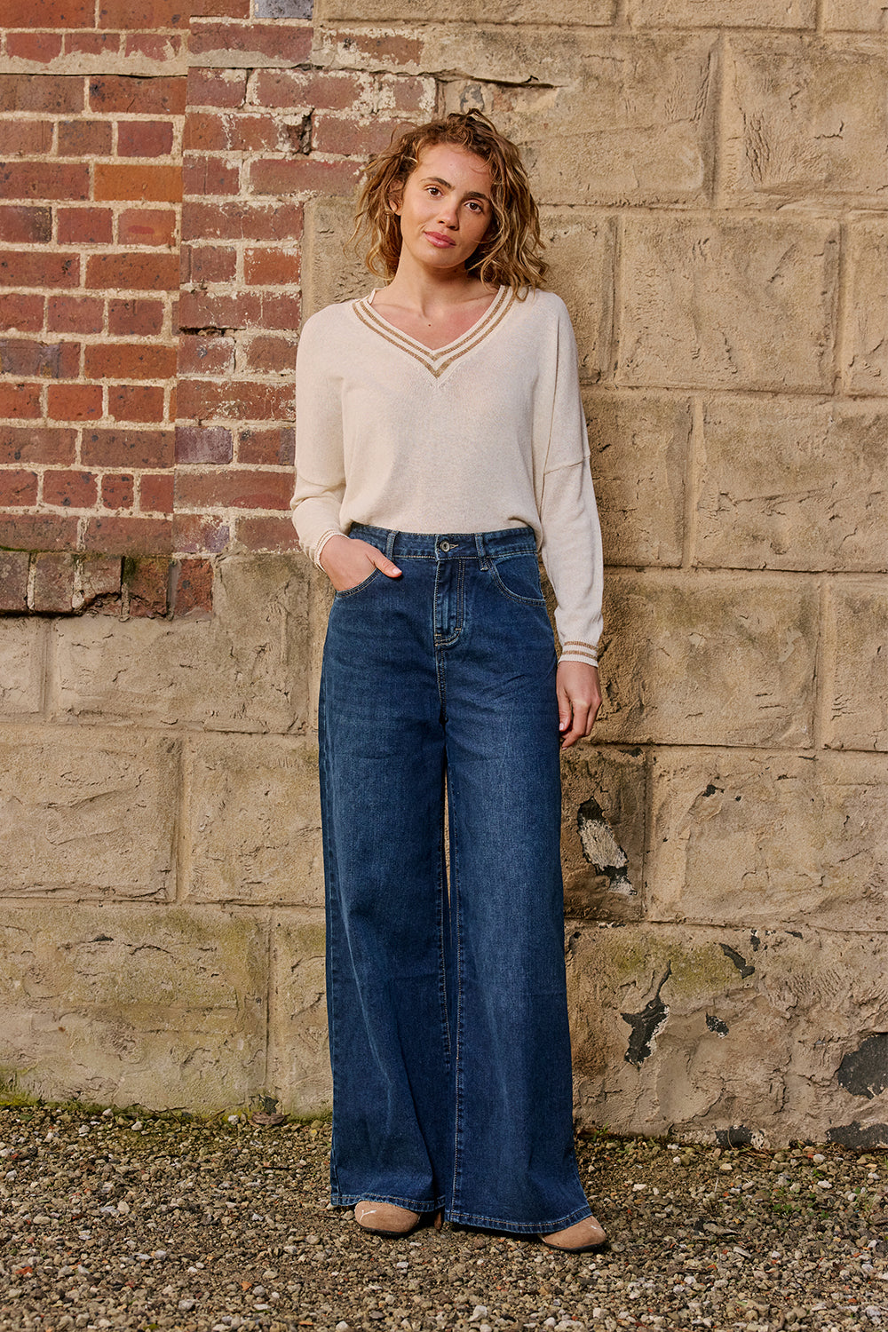 Lurex College Knit