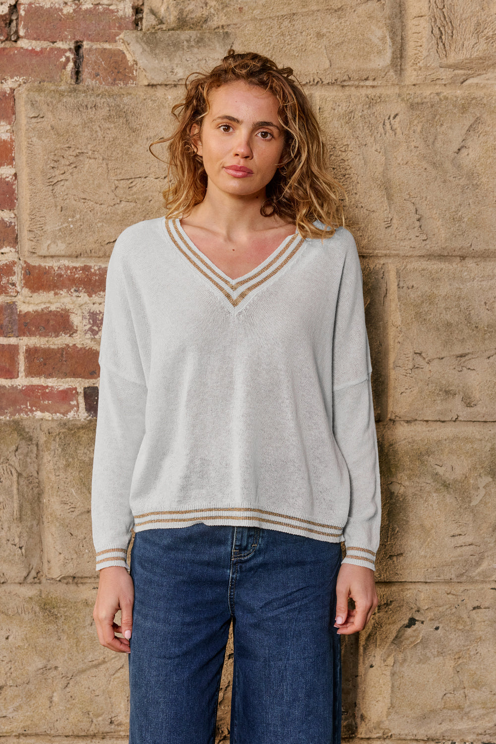 Lurex College Knit