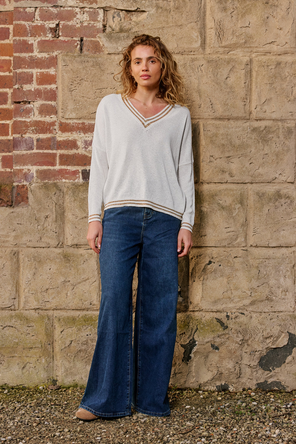 Lurex College Knit