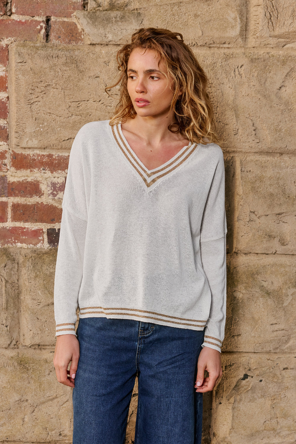 Lurex College Knit