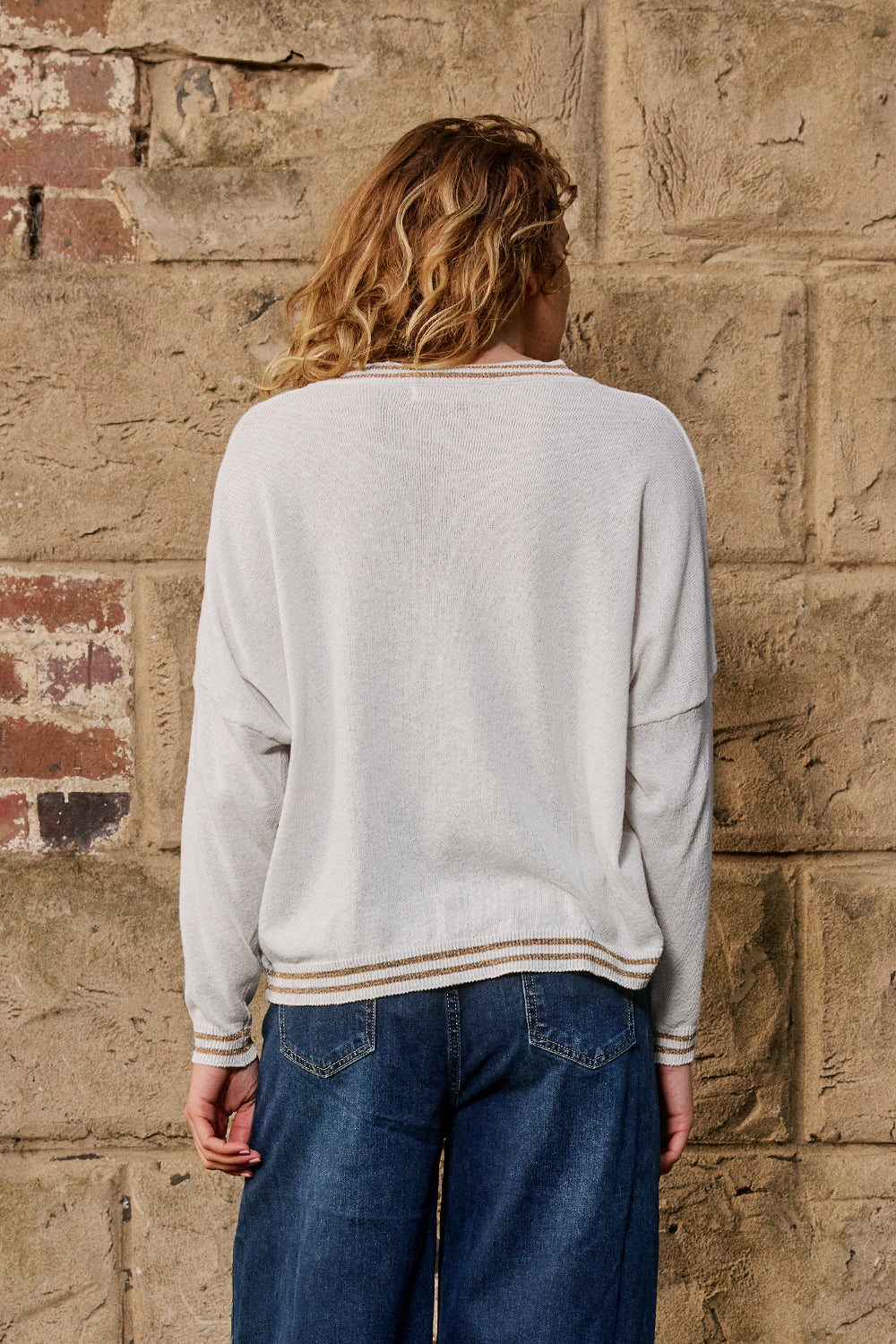 Lurex College Knit