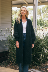 Luxe Long Mohair Cardi