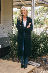 Luxe Long Mohair Cardi