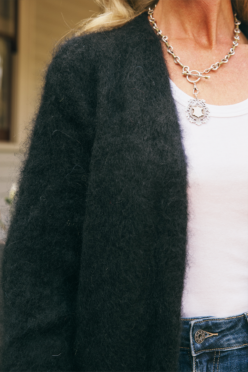 Luxe Long Mohair Cardi
