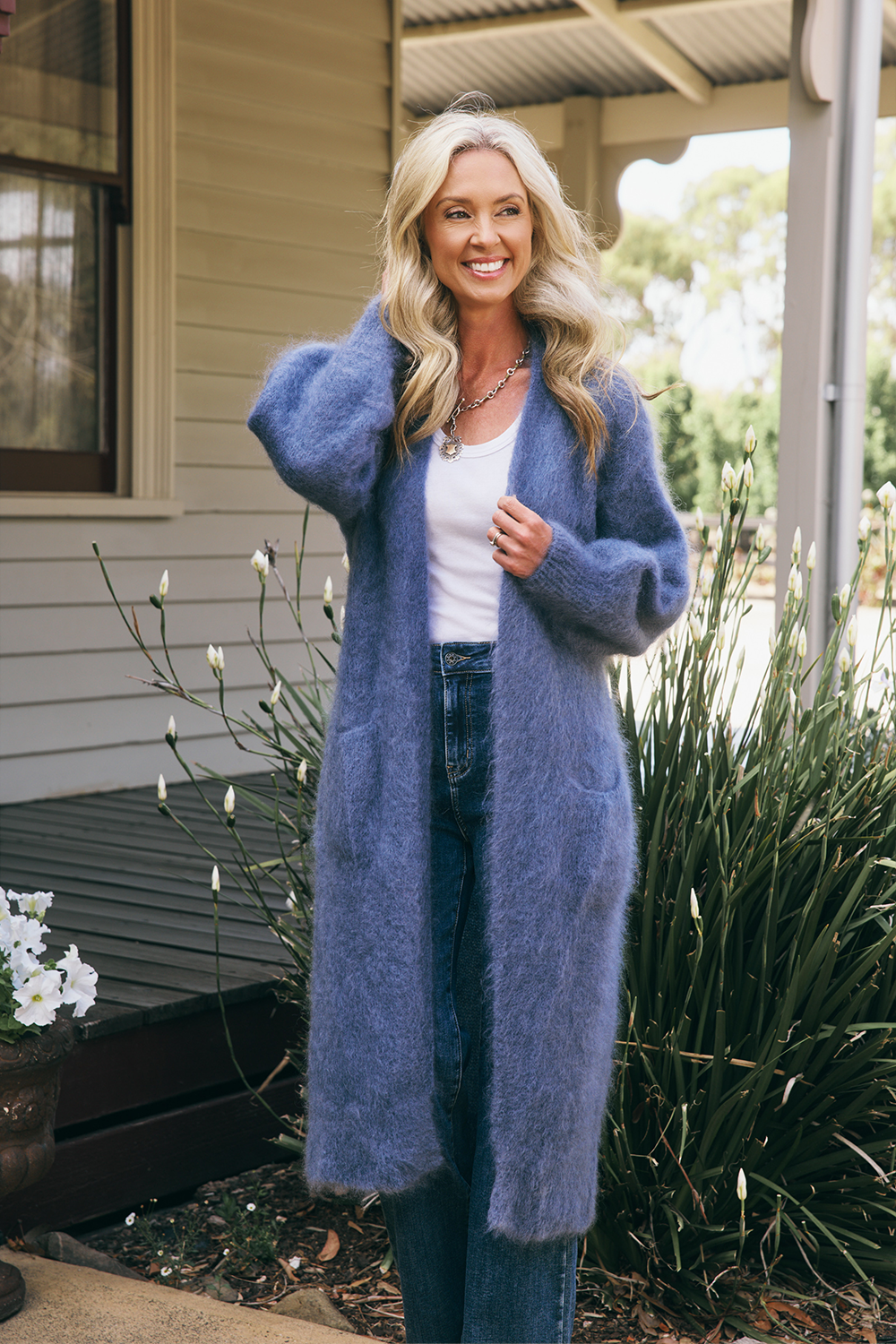 Luxe Long Mohair Cardi