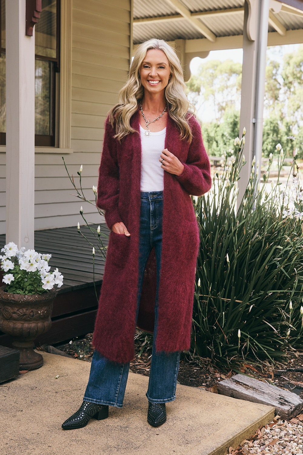 Luxe Long Mohair Cardi