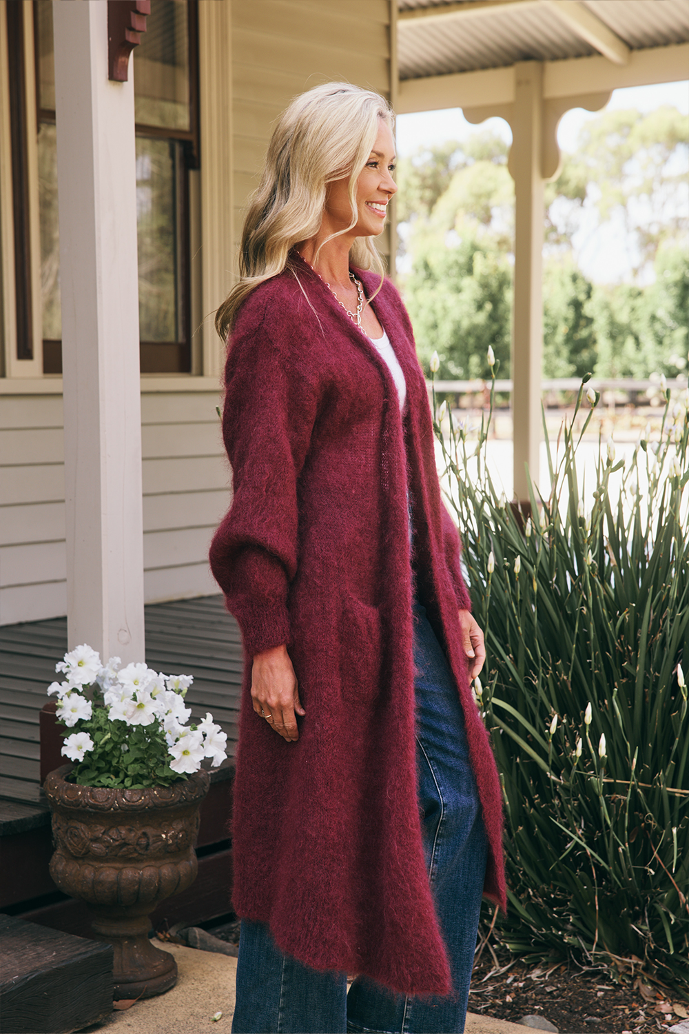 Luxe Long Mohair Cardi
