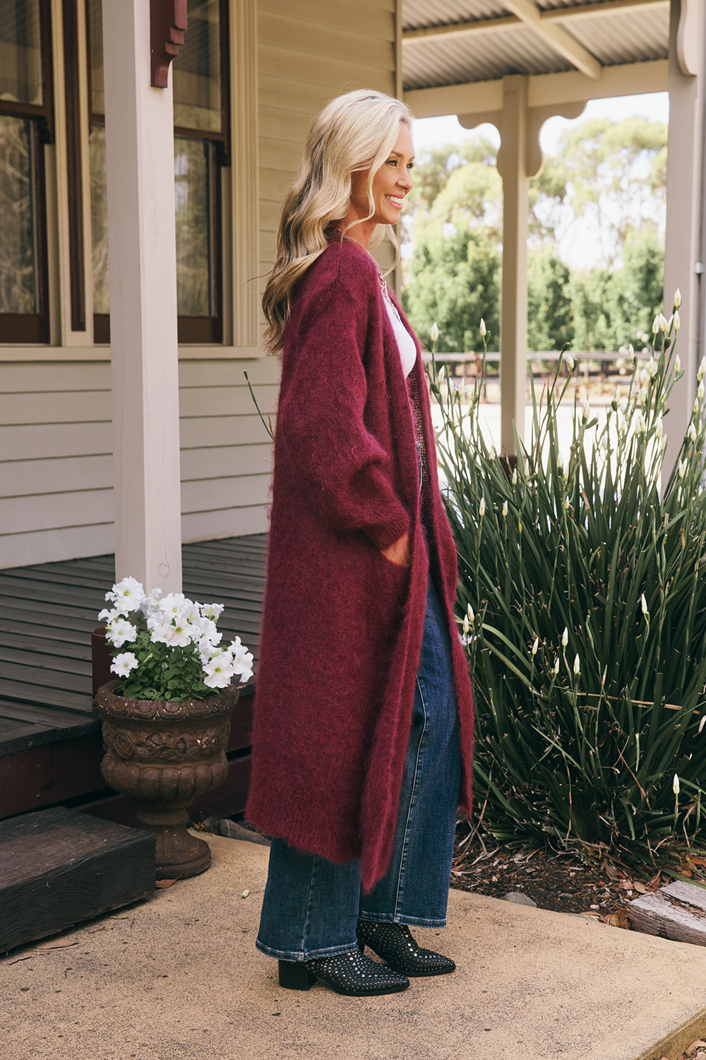 Luxe Long Mohair Cardi