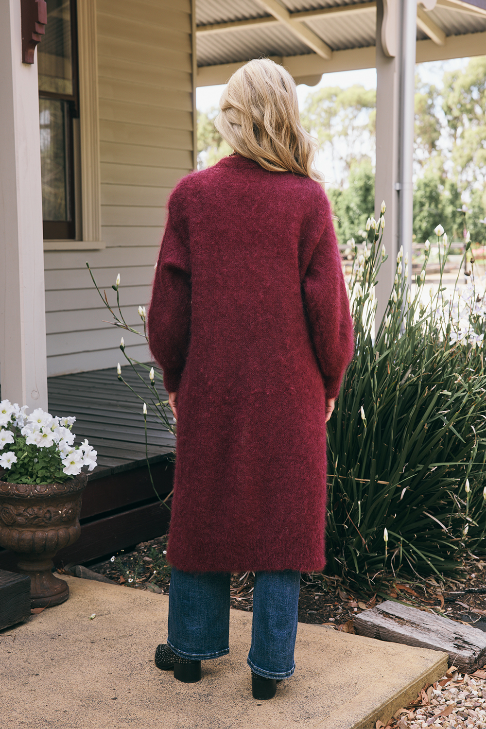 Luxe Long Mohair Cardi