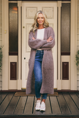 Luxe Long Mohair Cardi