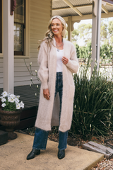 Luxe Long Mohair Cardi