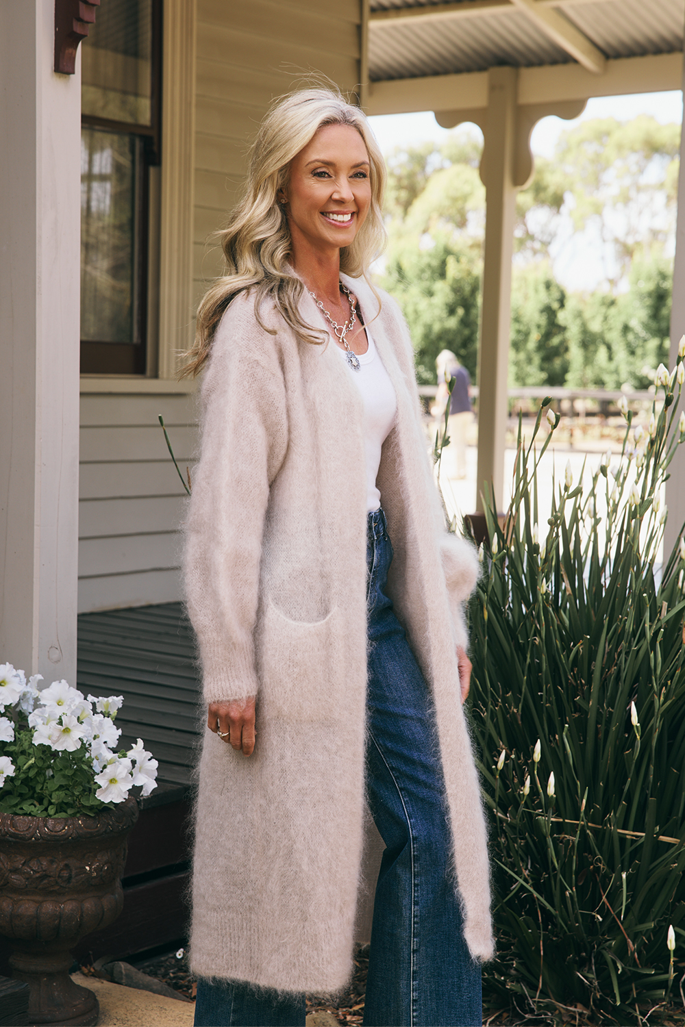 Luxe Long Mohair Cardi