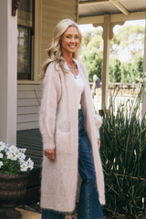 Luxe Long Mohair Cardi