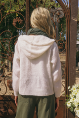 Luxe Mohair Hooded Cardi