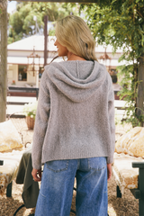 Luxe Mohair Hooded Cardi