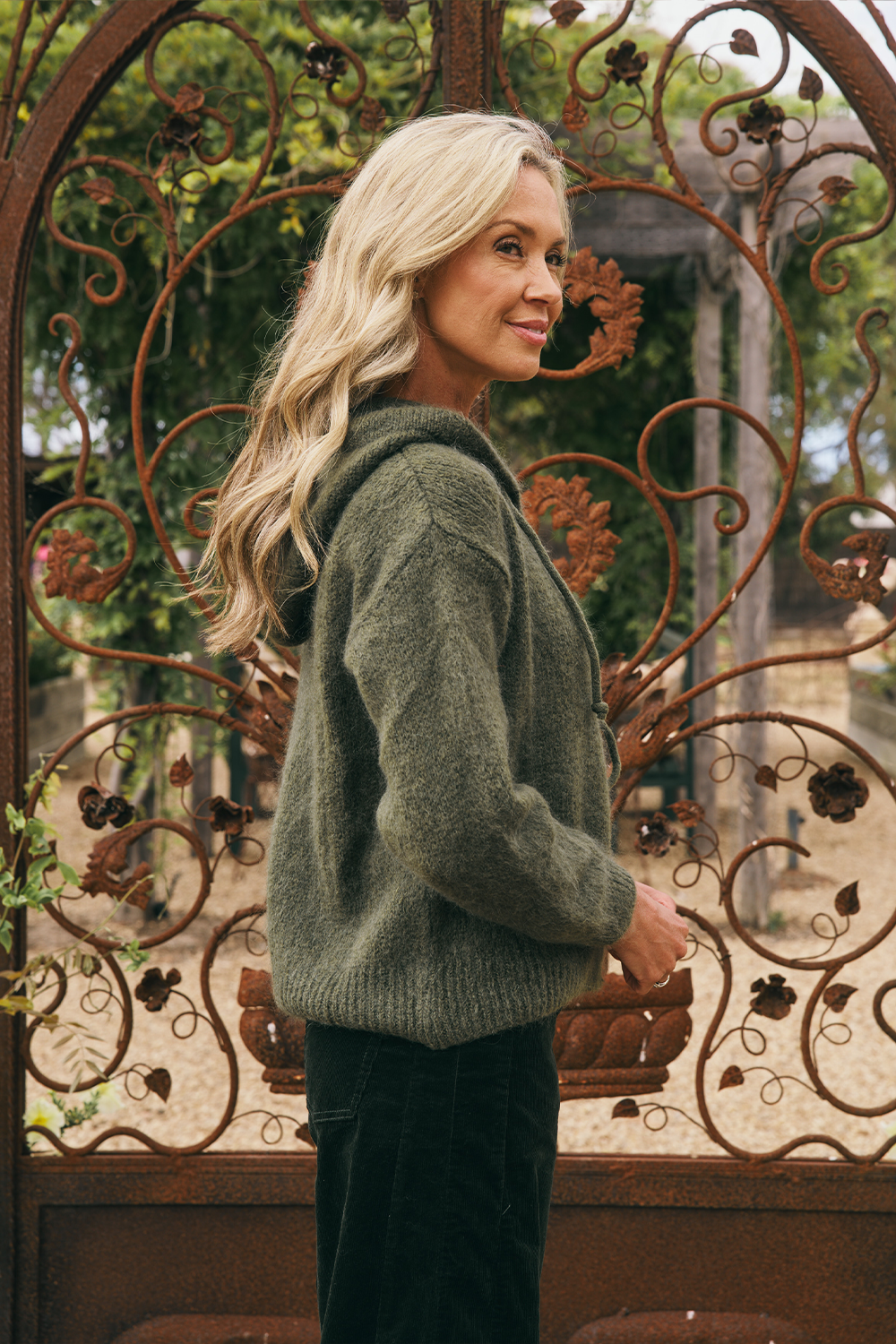 Luxe Mohair Hooded Cardi