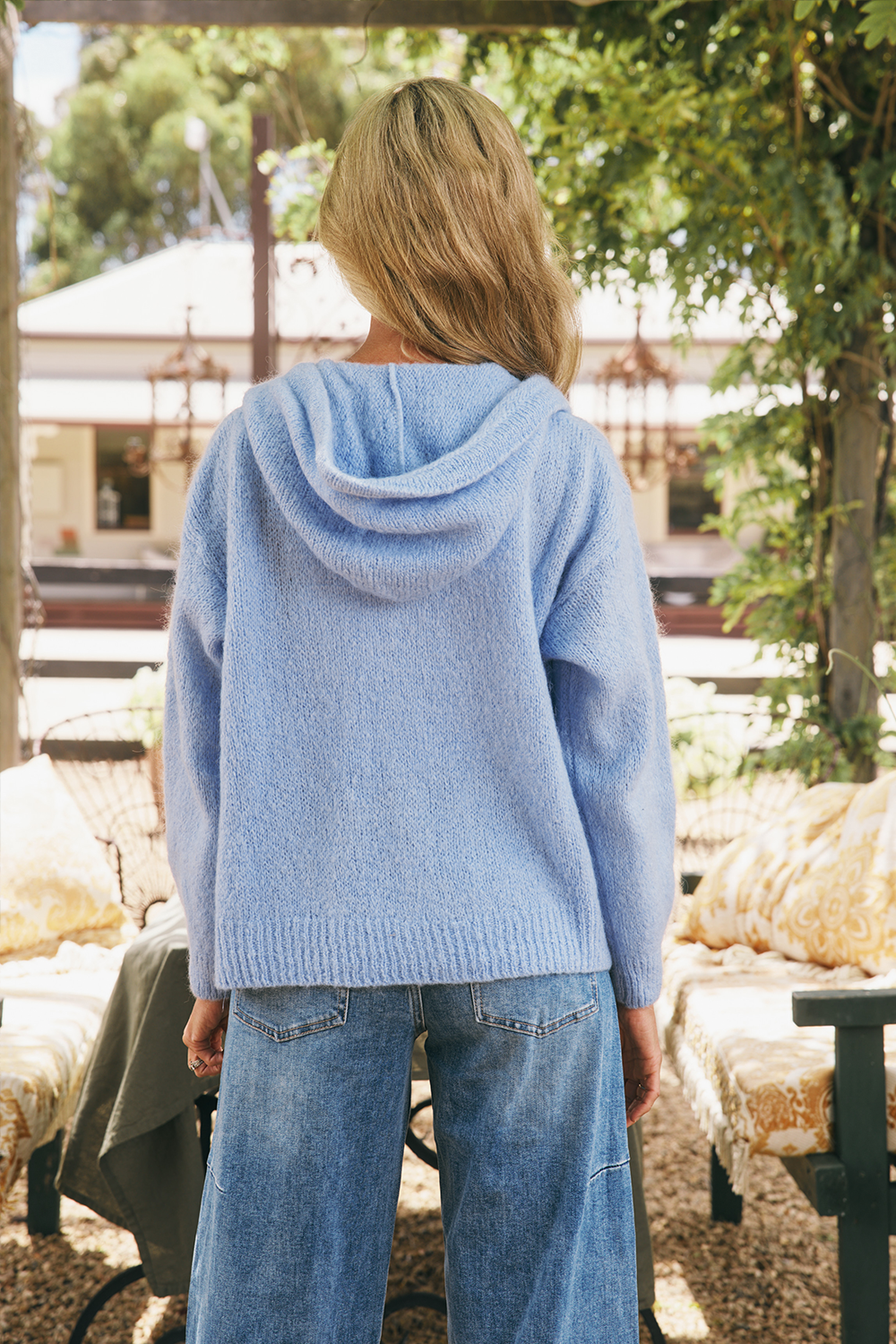 Luxe Mohair Hooded Cardi