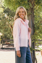 Luxe Mohair Hooded Cardi