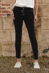 Italian Star Zip & Button Jean