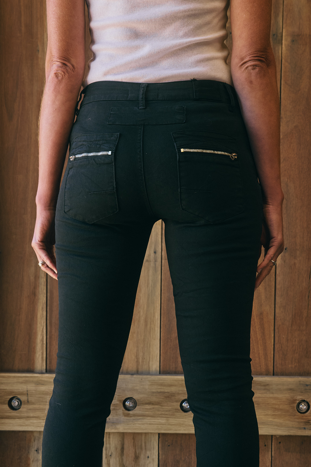 Italian Star Zip & Button Jean
