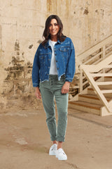 Italian Star Zip & Button Jean