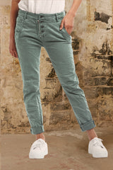 Italian Star Zip & Button Jean