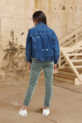 Italian Star Zip & Button Jean