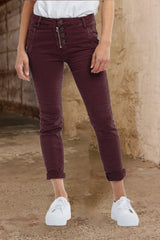 Italian Star Zip & Button Jean